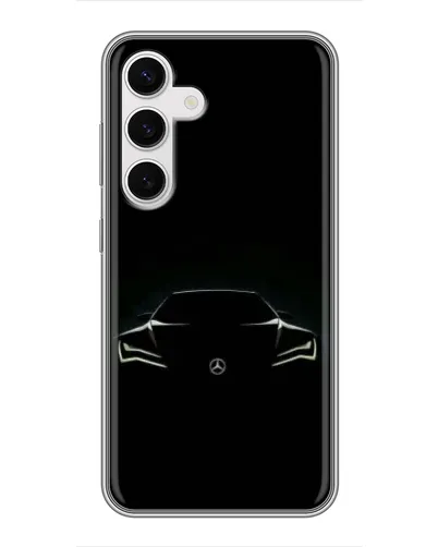 Чохол для Samsung Galaxy S24 з картинкою «Mercedes — силует авто» Чохол для Samsung Galaxy S24 з картинкою «Mercedes — силует авто»