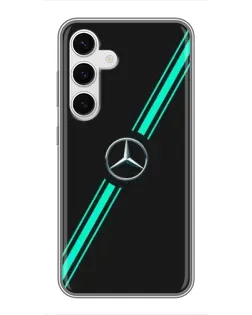 Чохол для Samsung Galaxy S24 з картинкою «Спортивні лінії Mercedes»