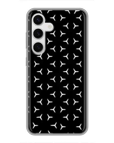 Чохол для Samsung Galaxy S24 з картинкою «Mercedes паттерн зірок» Чохол для Samsung Galaxy S24 з картинкою «Mercedes паттерн зірок»
