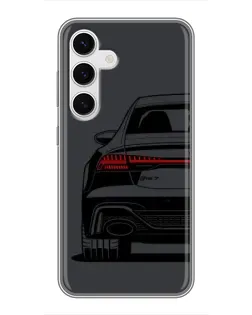 Чехол для Samsung Galaxy S24 с картинкой «Задняя часть Audi — арт»