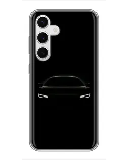 Чехол для Samsung Galaxy S24 с картинкой «Взгляд Audi в темноте»