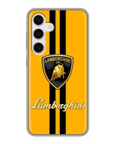 Чехол для Samsung Galaxy S24 с картинкой «Lamborghini Stripe желтый» Чехол для Samsung Galaxy S24 с картинкой «Lamborghini Stripe желтый»