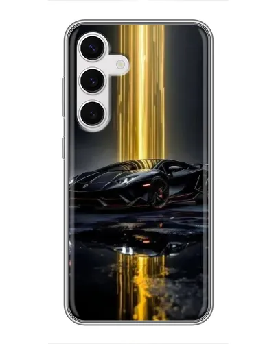 Чехол для Samsung Galaxy S24 с картинкой «Ночной Lamborghini драйв» Чехол для Samsung Galaxy S24 с картинкой «Ночной Lamborghini драйв»