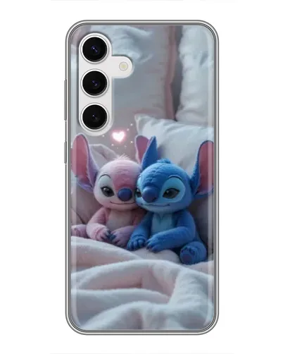 Чохол для Samsung Galaxy S24 з картинкою «Плюшеві Стіч Ангел» Чохол для Samsung Galaxy S24 з картинкою «Плюшеві Стіч Ангел»