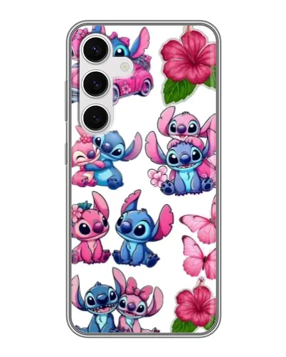 Чохол для Samsung Galaxy S24 з картинкою «Стікери Stitch та Angel» Чохол для Samsung Galaxy S24 з картинкою «Стікери Stitch та Angel»