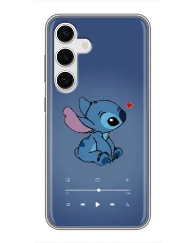 Чохол для Samsung Galaxy S24 з картинкою «Музичний Stitch» Чохол для Samsung Galaxy S24 з картинкою «Музичний Stitch»