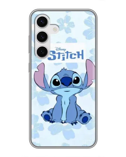 Чохол для Samsung Galaxy S24 з картинкою «Stitch серед квітів» Чохол для Samsung Galaxy S24 з картинкою «Stitch серед квітів»