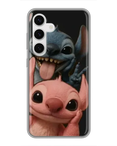 Чохол для Samsung Galaxy S24 з картинкою «Стіч та Ангел» Чохол для Samsung Galaxy S24 з картинкою «Стіч та Ангел»