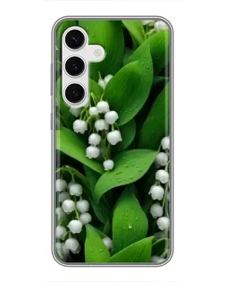 Чохол для Samsung Galaxy S24 з картинкою «Конвалії в зелені» Чохол для Samsung Galaxy S24 з картинкою «Конвалії в зелені»