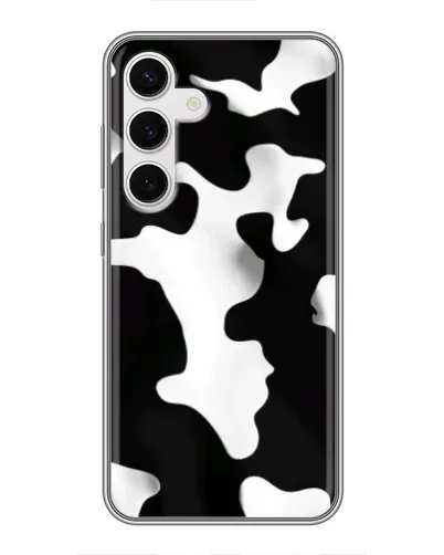 Чехол для Samsung Galaxy S24 с картинкой «Черно-белое пятно» Чехол для Samsung Galaxy S24 с картинкой «Черно-белое пятно»