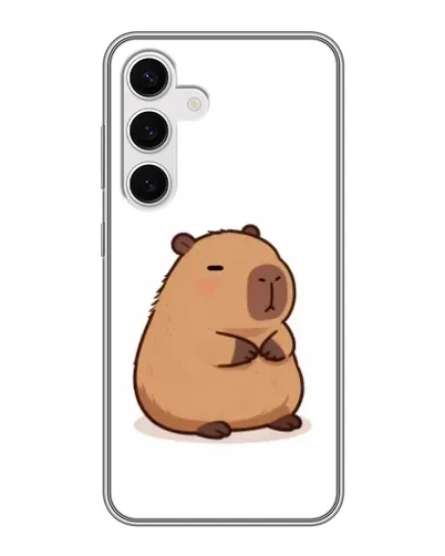 Чехол для Samsung Galaxy S24 с картинкой «Толстенькая капибара» Чехол для Samsung Galaxy S24 с картинкой «Толстенькая капибара»