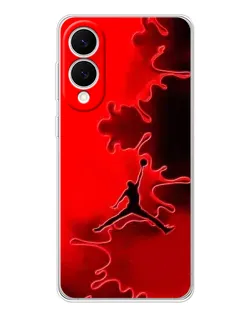 Чехол для Samsung Galaxy S25 Edge с картинкой «Jordan Red Smoke»