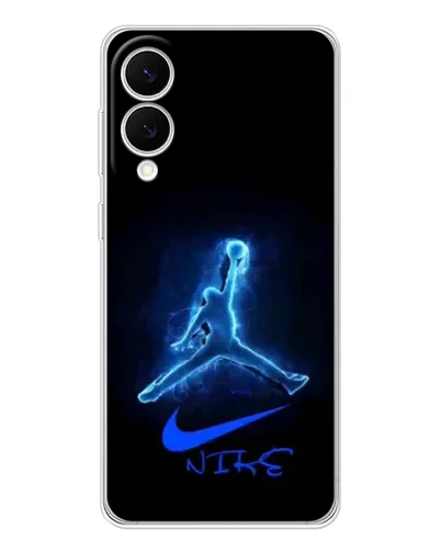 Чехол для Samsung Galaxy S25 Edge с картинкой «Jordan Neon Blue»