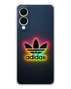 Чехол для Samsung Galaxy S25 Edge с картинкой «Неоновый Adidas»