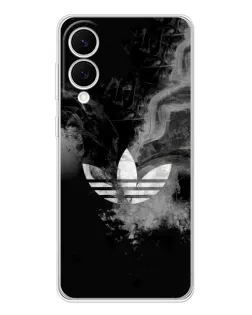 Чехол для Samsung Galaxy S25 Edge с картинкой «Абстрактный дым Adidas»