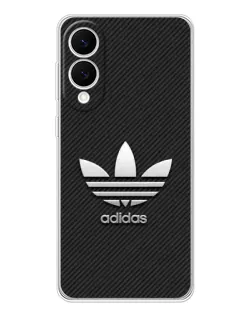 Чехол для Samsung Galaxy S25 Edge с картинкой «Adidas Карбоновая текстура»