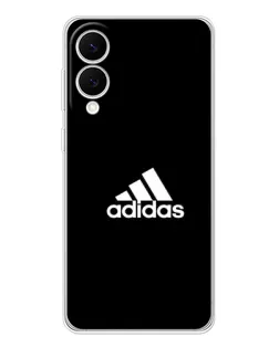 Чехол для Samsung Galaxy S25 Edge с картинкой «Черная классика Adidas»