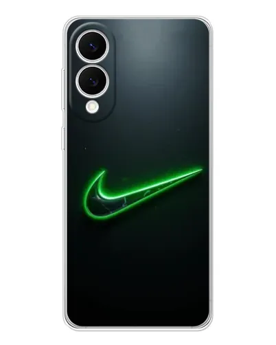 Чехол для Samsung Galaxy S25 Edge с картинкой «Неоновый контур Nike» Чехол для Samsung Galaxy S25 Edge с картинкой «Неоновый контур Nike»