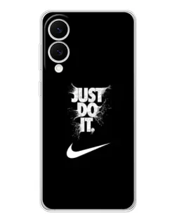Чехол для Samsung Galaxy S25 Edge с картинкой «Текстовый принт Nike»