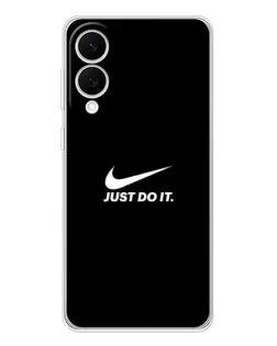 Чехол для Samsung Galaxy S25 Edge с картинкой «Минимализм от Nike»
