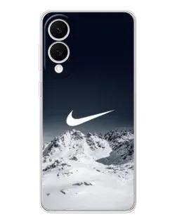 Чехол для Samsung Galaxy S25 Edge с картинкой «Nike — зимние горы»