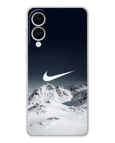 Чехол для Samsung Galaxy S25 Edge с картинкой «Nike — зимние горы» Чехол для Samsung Galaxy S25 Edge с картинкой «Nike — зимние горы»