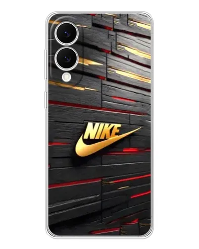 Чехол для Samsung Galaxy S25 Edge с картинкой «Золотой Nike на металле» Чехол для Samsung Galaxy S25 Edge с картинкой «Золотой Nike на металле»