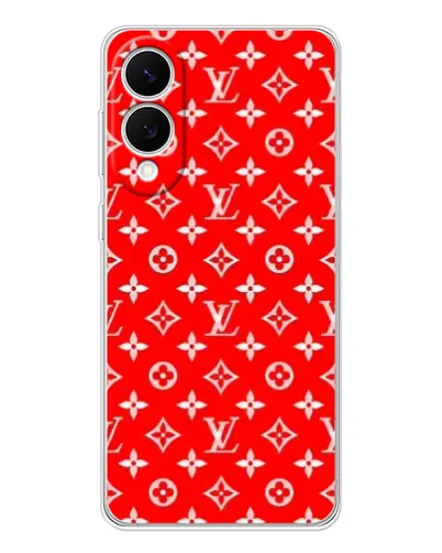 Чехол для Samsung Galaxy S25 Edge с картинкой «Яркий паттерн LV»