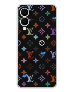 Чехол для Samsung Galaxy S25 Edge с картинкой «Цветная монограмма LV»