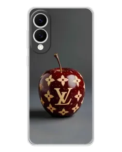 Чехол для Samsung Galaxy S25 Edge с картинкой «Красное яблоко LV»