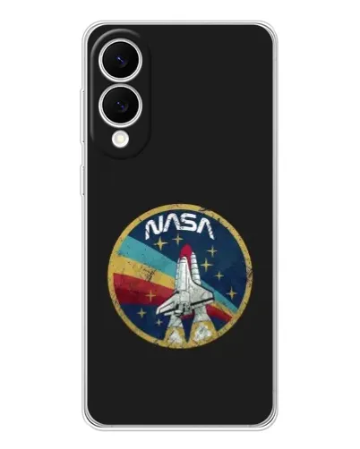 Чехол для Samsung Galaxy S25 Edge с картинкой «NASA — эмблема миссии»