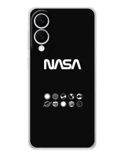 Чехол для Samsung Galaxy S25 Edge с картинкой «NASA — технический принт»