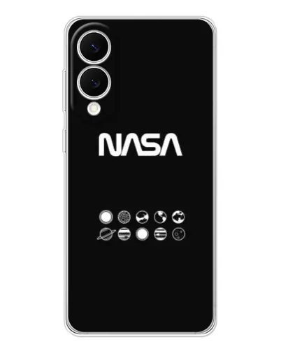 Чехол для Samsung Galaxy S25 Edge с картинкой «NASA — технический принт»