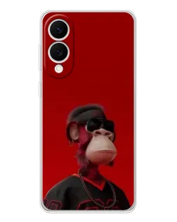 Чехол для Samsung Galaxy S25 Edge с картинкой «Bored Ape в красном» Чехол для Samsung Galaxy S25 Edge с картинкой «Bored Ape в красном»