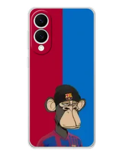 Чехол для Samsung Galaxy S25 Edge с картинкой «Bored Ape — фанат Барсы»