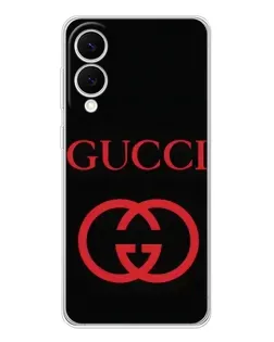 Чехол для Samsung Galaxy S25 Edge с картинкой «Gucci — красный логотип»