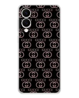 Чехол для Samsung Galaxy S25 Edge с картинкой «Классическая монограмма Gucci»