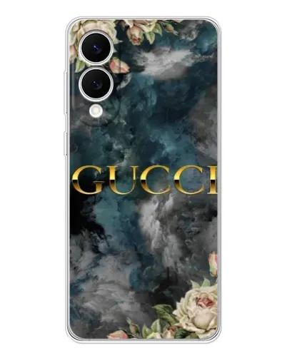 Чехол для Samsung Galaxy S25 Edge с картинкой «Абстрактные цветы Gucci» Чехол для Samsung Galaxy S25 Edge с картинкой «Абстрактные цветы Gucci»