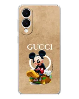 Чехол для Samsung Galaxy S25 Edge с картинкой «Микки Маус Gucci — крафт»