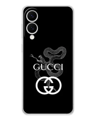 Чехол для Samsung Galaxy S25 Edge с картинкой «Gucci — серебряная змея» Чехол для Samsung Galaxy S25 Edge с картинкой «Gucci — серебряная змея»