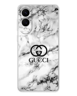 Чехол для Samsung Galaxy S25 Edge с картинкой «Gucci — мраморный шик»