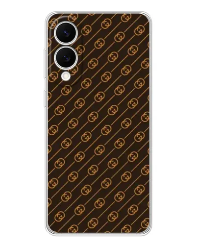 Чехол для Samsung Galaxy S25 Edge с картинкой «Gucci — золотые диагонали» Чехол для Samsung Galaxy S25 Edge с картинкой «Gucci — золотые диагонали»