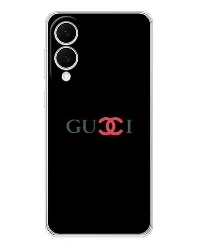 Чехол для Samsung Galaxy S25 Edge с картинкой «Gucci — красный градиент» Чехол для Samsung Galaxy S25 Edge с картинкой «Gucci — красный градиент»