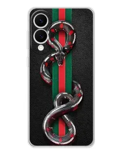 Чохол для Samsung Galaxy S25 Edge з картинкою «Gucci — змія на смузі» Чохол для Samsung Galaxy S25 Edge з картинкою «Gucci — змія на смузі»