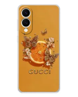 Чохол для Samsung Galaxy S25 Edge з картинкою «Gucci — золоті метелики» Чохол для Samsung Galaxy S25 Edge з картинкою «Gucci — золоті метелики»