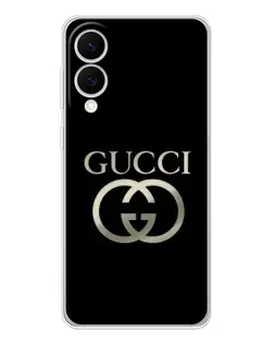 Чохол для Samsung Galaxy S25 Edge з картинкою «Gucci — золото на чорному» Чохол для Samsung Galaxy S25 Edge з картинкою «Gucci — золото на чорному»