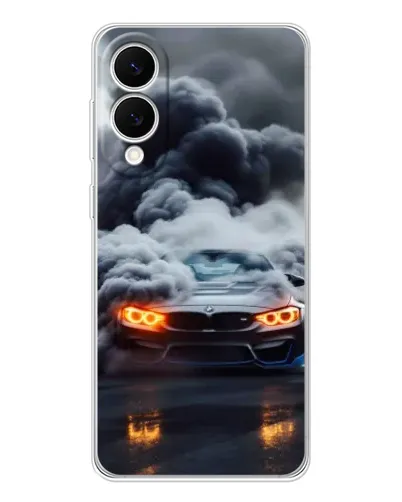 Чехол для Samsung Galaxy S25 Edge с картинкой «BMW в дыму» Чехол для Samsung Galaxy S25 Edge с картинкой «BMW в дыму»