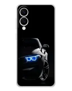 Чехол для Samsung Galaxy S25 Edge с картинкой «BMW — ночной взгляд»