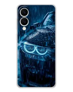 Чехол для Samsung Galaxy S25 Edge с картинкой «BMW под дождем»