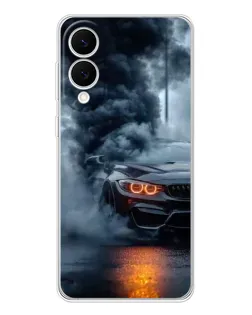 Чехол для Samsung Galaxy S25 Edge с картинкой «BMW M-Power — абстракция»